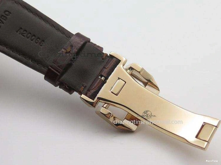 MIROTIME 0331 Portuguese Real PR IW500127 RG ZF 1:1 Best Edition Grey Red Dial On Brown Leather Strap A52010 V AllSeason 7331